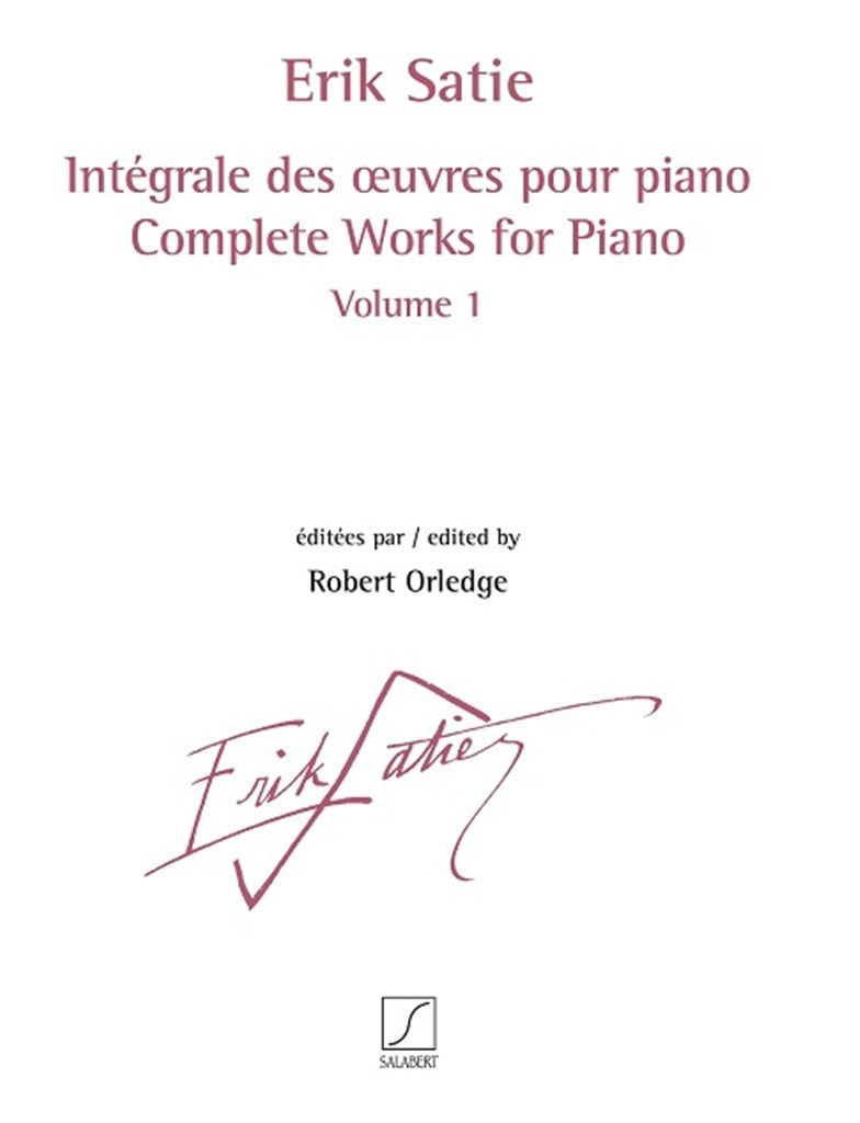 Intégrale des œuvres pour piano volume 1